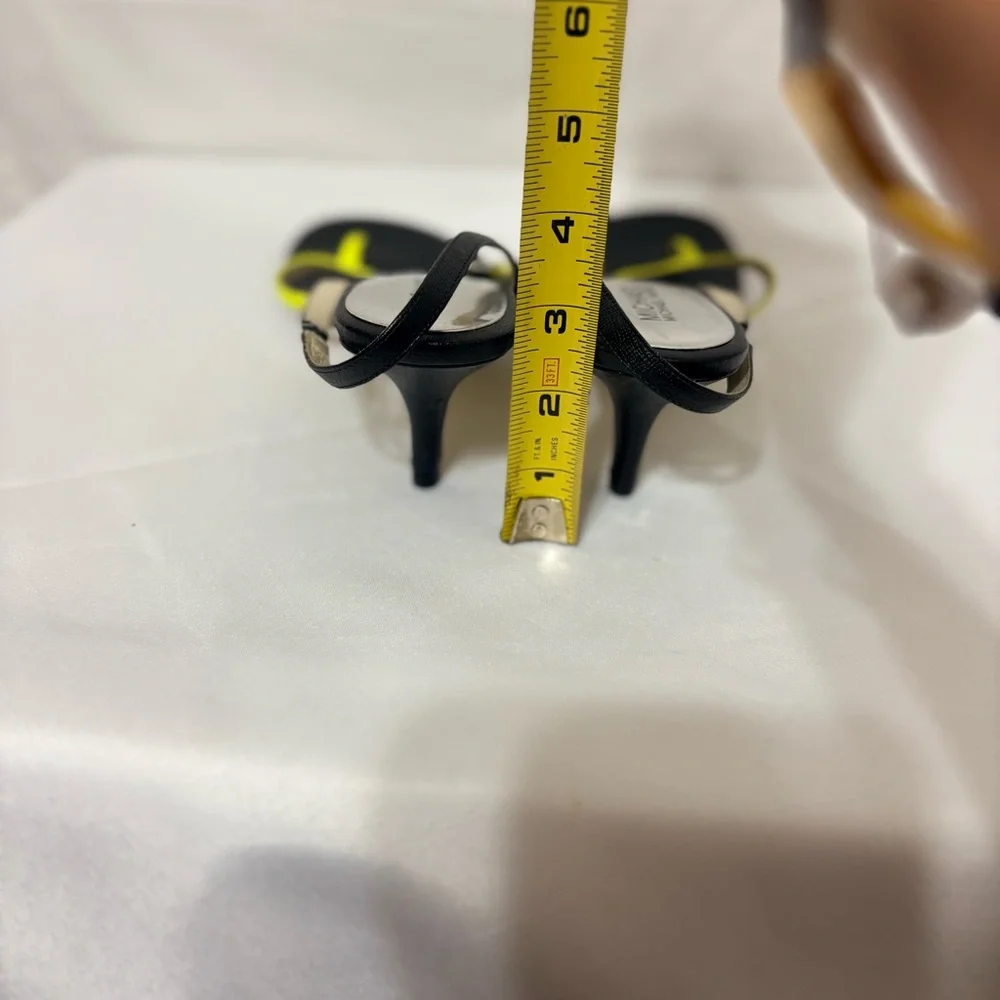 Michael Kors Bridget Slingback Thong Sandals in neon yellow